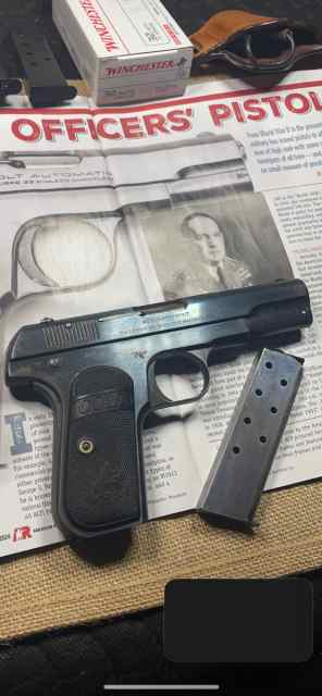 Colt 1903 .32ACP cal Semi Auto Officers Pistol 